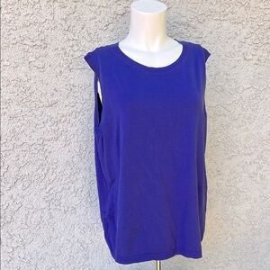 August Silk Purple Sleeveless Tank Top Shirt Blouse Women’s Plus Size 1X XL